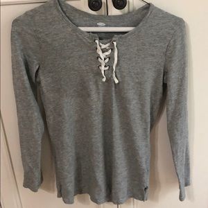 Girls long sleeve cotton tee